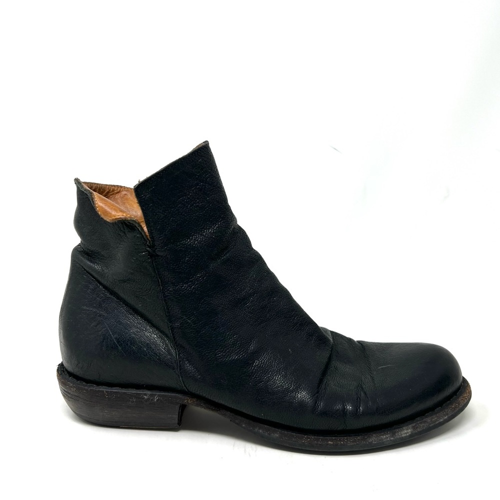 fiorentini and baker black leather boots size 39